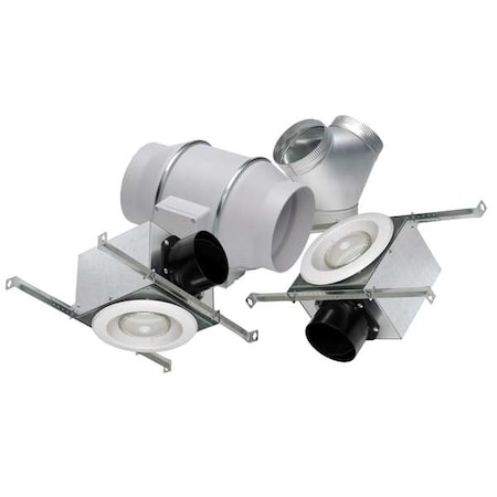 Duct Fan Exhaust Kit, 6 In. Dia. MPN:KIT-TD150H