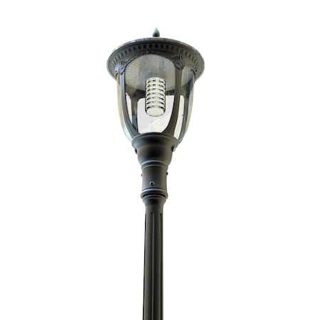20W SOLAR POST TOP LIGHT W/PIR MPN:SL-SPT-20W-40K-SF-G2