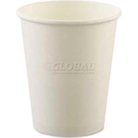SOLO® Uncoated Paper Cups 8 Oz. Hot Drinks White 1000 Qty. SCC U508NU
