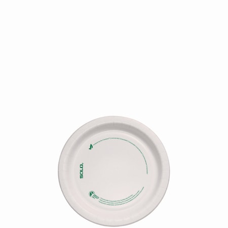 Disposable Paper Plate, White, PK125 MPN:MP6-PLANET