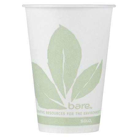 Disp Cold Cup, 7 oz, White/Green, PK2000 MPN:R7BB-JD110