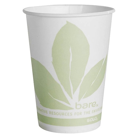 Disp Cold Cup, 9 oz, White/Green, PK2000 MPN:R9BB-JD110