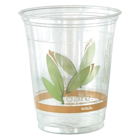 Disp Cold Cup, 12 oz, White/Green, PK1000 MPN:RTP12BARE