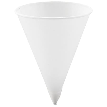 Cone Water Cups, 4.25 oz, Paper, White, PK5000 MPN:SCC 42R