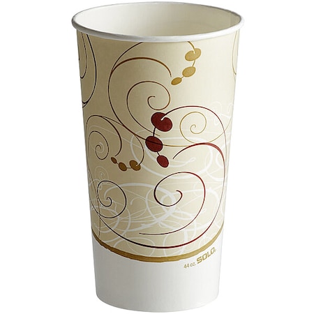 Paper Cup, 44oz, Cold, Dbl Sided Poly, PK500 MPN:TPH445P-J8000