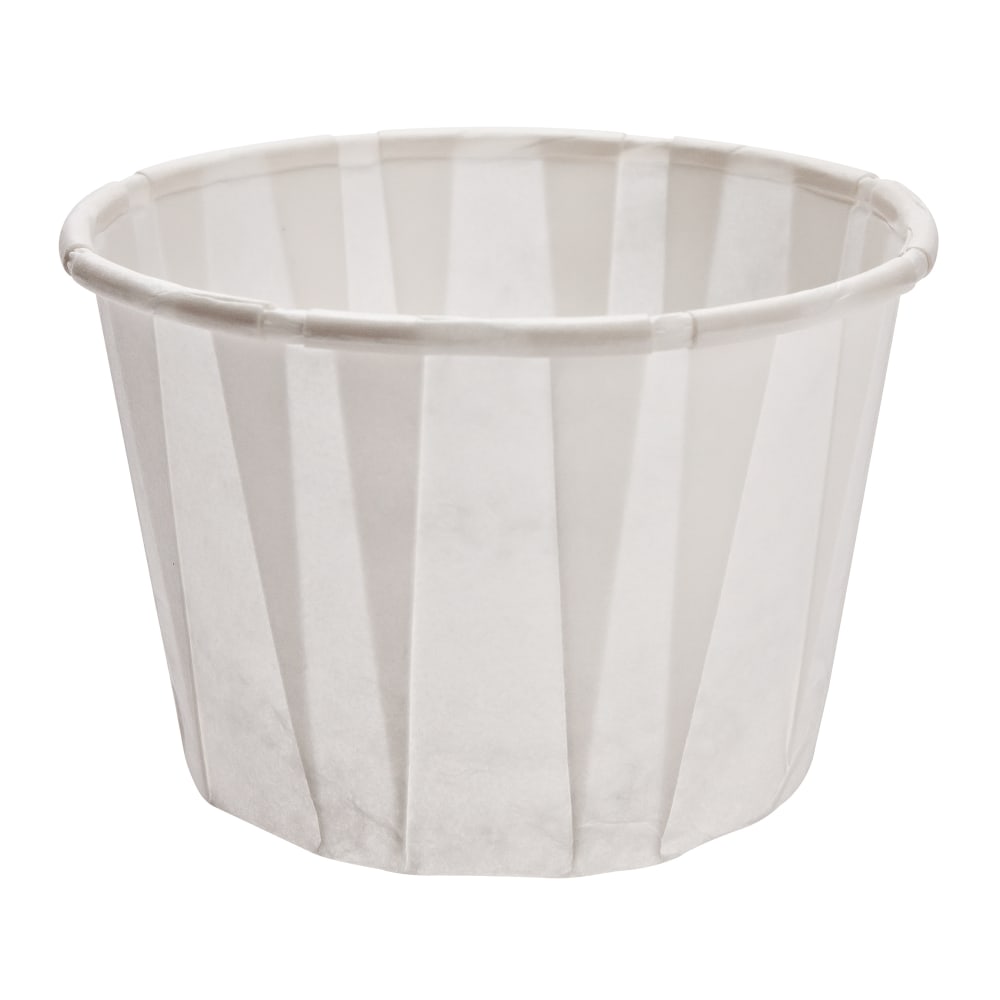 Solo Cup Treated Paper Souffle Portion Cups, 2 Oz, White, 20 Bags of 250 Cups, Case Of 5, 000 Cups MPN:200