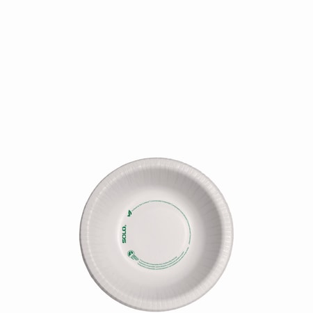 Compostable Paper Dinnerware, ProPlanet Seal, Bowl, 12 oz, White, 125PK MPN:HB12-PLANET