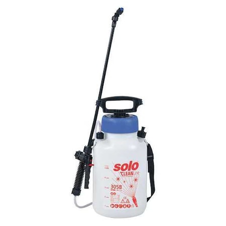 1-21/64 gal Handheld Sprayer, Poly, 48 in L Hose, Fan Nozzle Spray Pattern, Manual MPN:305-B