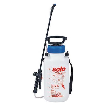 1-1/2 gal Janitorial Handheld Sprayer, Poly, 48 in L Hose, Fan Nozzle Spray Pattern, Manual MPN:307-A
