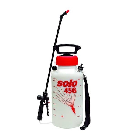 2-1/4 gal Handheld Sprayer, Poly, 48 in L Hose, 22 in L Wand, Fan Nozzle Spray Pattern, 45 psi Max MPN:456V