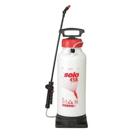 3 gal Handheld Sprayer, Poly, 48 in L Hose, 28 in L Wand, Cone/ Fan/ Jet Nozzle Spray Pattern MPN:458