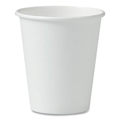 Solo Paper Hot Cup Poly 6OZ White MPN:376W