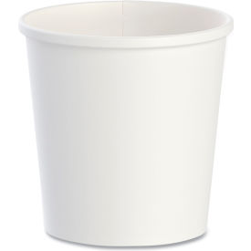 Dart® Flexstyle® Double Poly Paper Containers 16 oz. White 500/Carton SCCH4165U
