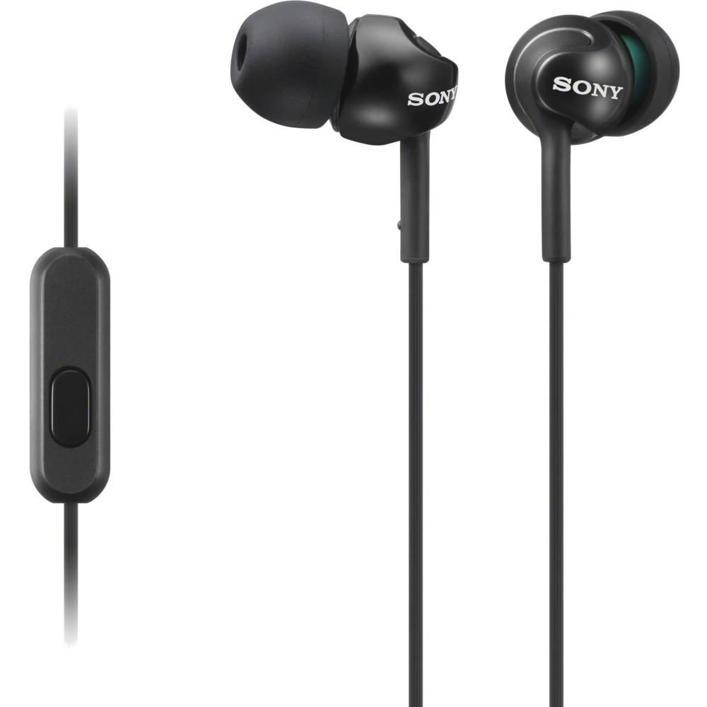 Sony EX Monitor In-Ear Headphones, Black, MDREX110AP/B MPN:MDREX110APB