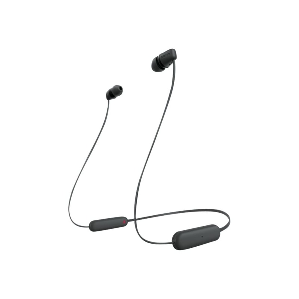 Sony WI-C100 - Earphones with mic - in-ear - neckband - Bluetooth - wireless - black MPN:WIC100/B