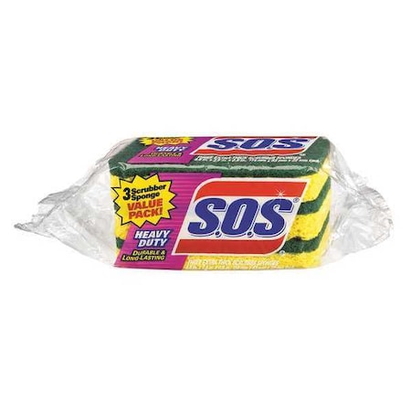 Heavy Duty Sponge, SOS, PK24 MPN:91029