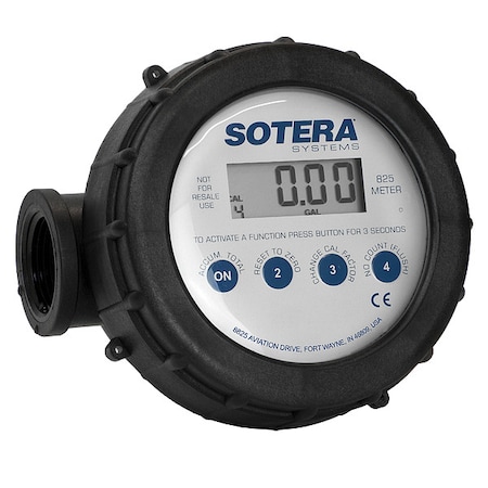 Meter, Digital, 1 In, 2-20 gpm MPN:825