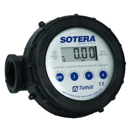 Flowmeter, 100 PSI, 20 GPM, 1 in. MPN:825X700