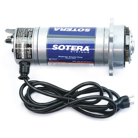 ElectricDrumPumpMotor, 2.5A, 115VAC, 1/4hp MPN:400G9735