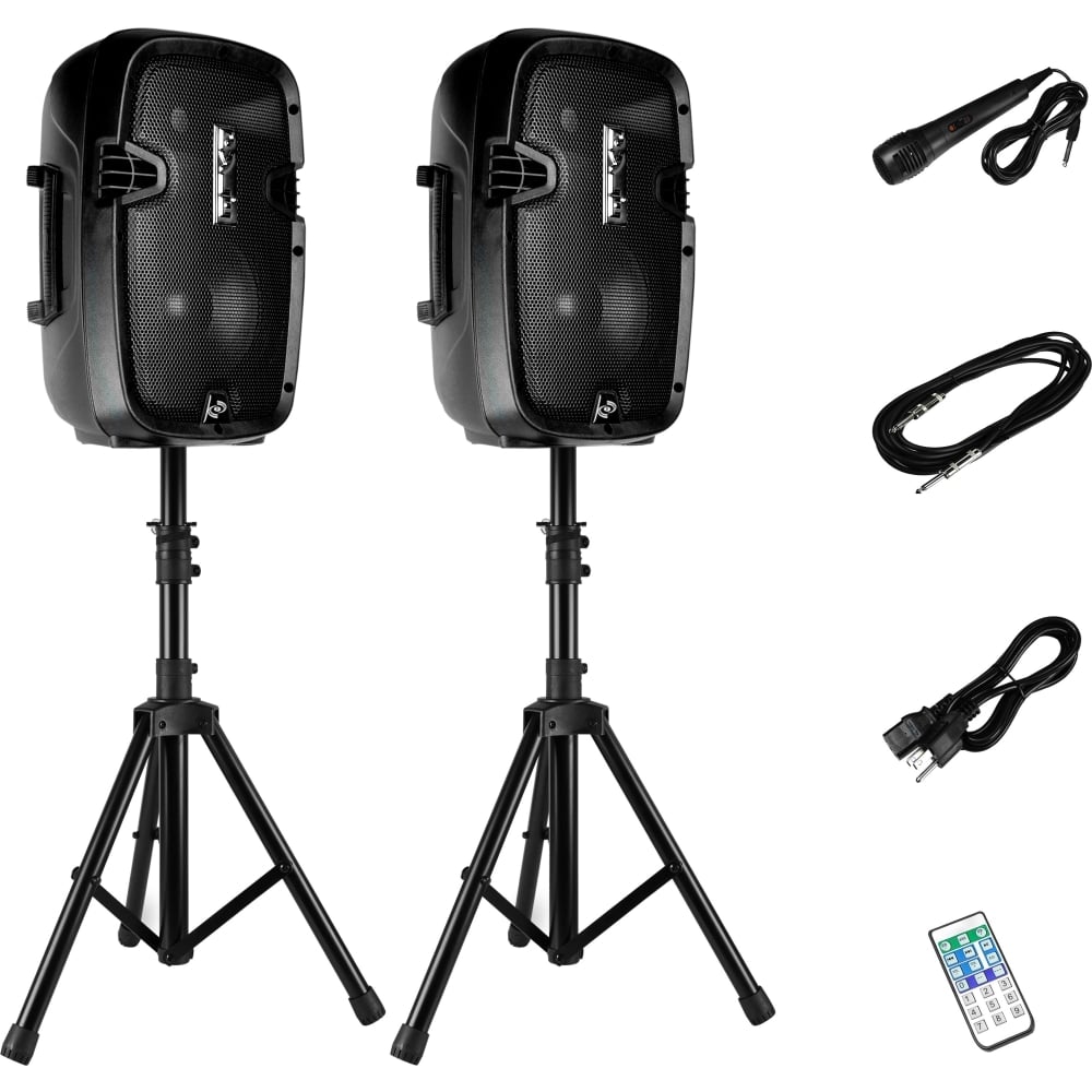 Pyle Active + Passive PA Speaker System Kit MPN:PPHP849KT