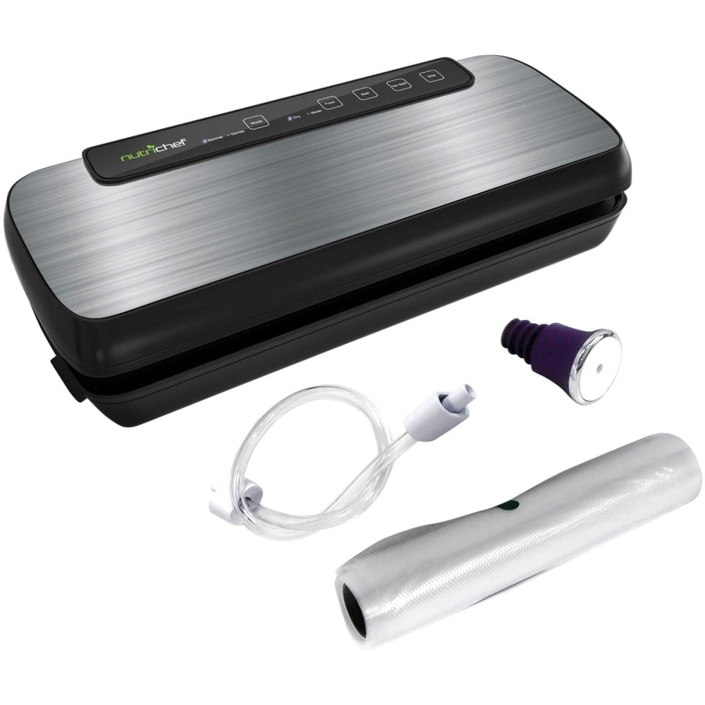 NutriChef Vacuum Sealer PKVS20STS - For Food, Kitchen MPN:PKVS20STS