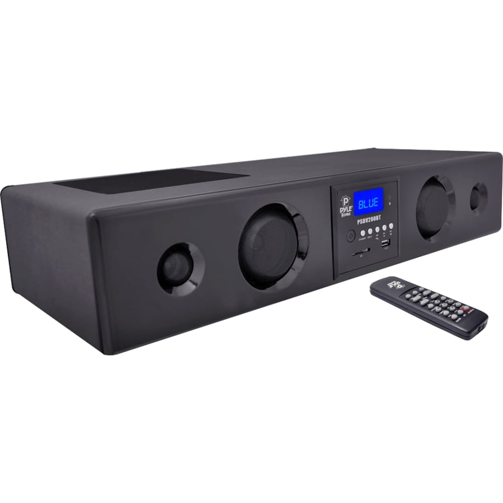 Pyle Pro PSBV200BT 150W RMS Bluetooth 5.0-Speaker System, Piano Black MPN:PSBV200BT