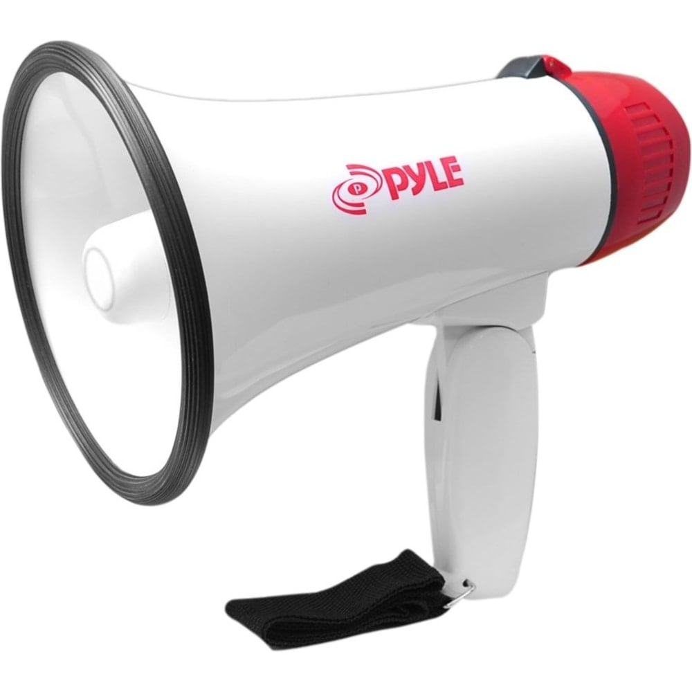 Pyle Home Compact Professional 20W Power Megaphone, 9-1/4inH x 5-3/4inW x 5-3/4inD, White MPN:PMP20