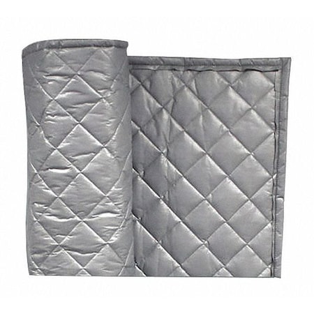 Acoustic Barrier, 0.75 NRC, Fiberglass, Vinyl, 4 ft W, 8 ft L, 1 in Thick, Gray MPN:G BSC 25 8