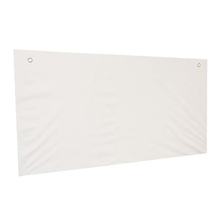 Acoustic Ceiling Tile, 1.13 NRC, Fiberglass, Polyethylene, 4 ft W, 24 in L, 1 1/2 in Thick, White MPN:24G