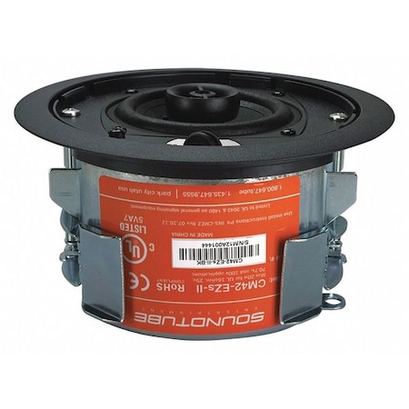 In-Ceiling Speaker, Black, 20 Max. Wattage MPN:CM42-EZS-II-BK