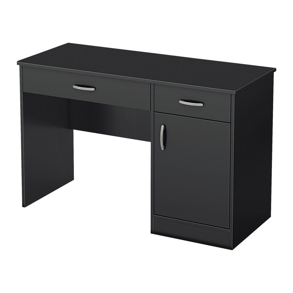 South Shore Axess 43-3/4in Computer Desk, Pure Black MPN:7270070