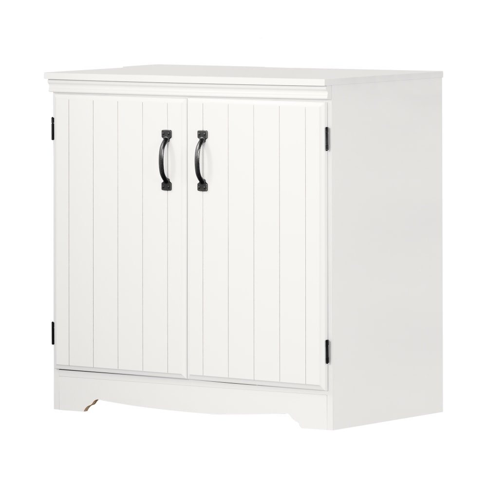 South Shore Farnel 33inW 2-Door Storage Cabinet, Pure White MPN:13243