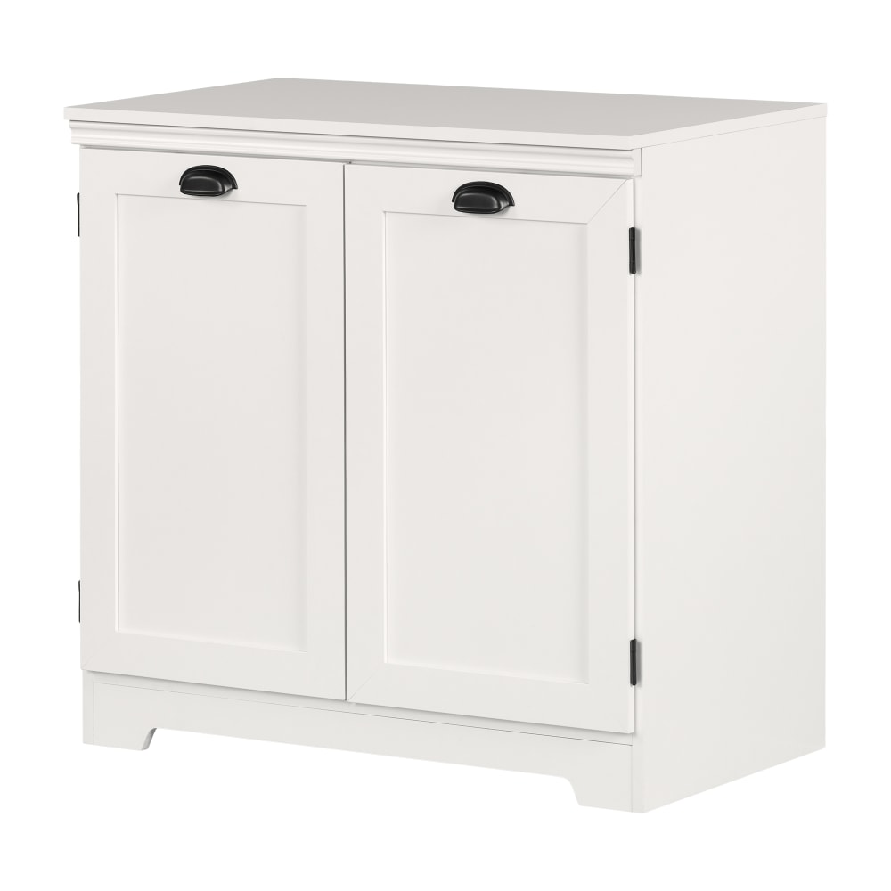 South Shore Prairie 33inW 2-Door Storage Cabinet, Pure White MPN:14132