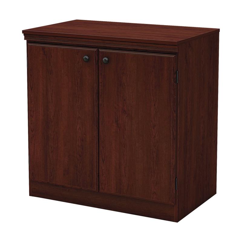 South Shore Morgan 2-Door Storage Cabinet, Royal Cherry MPN:7246722