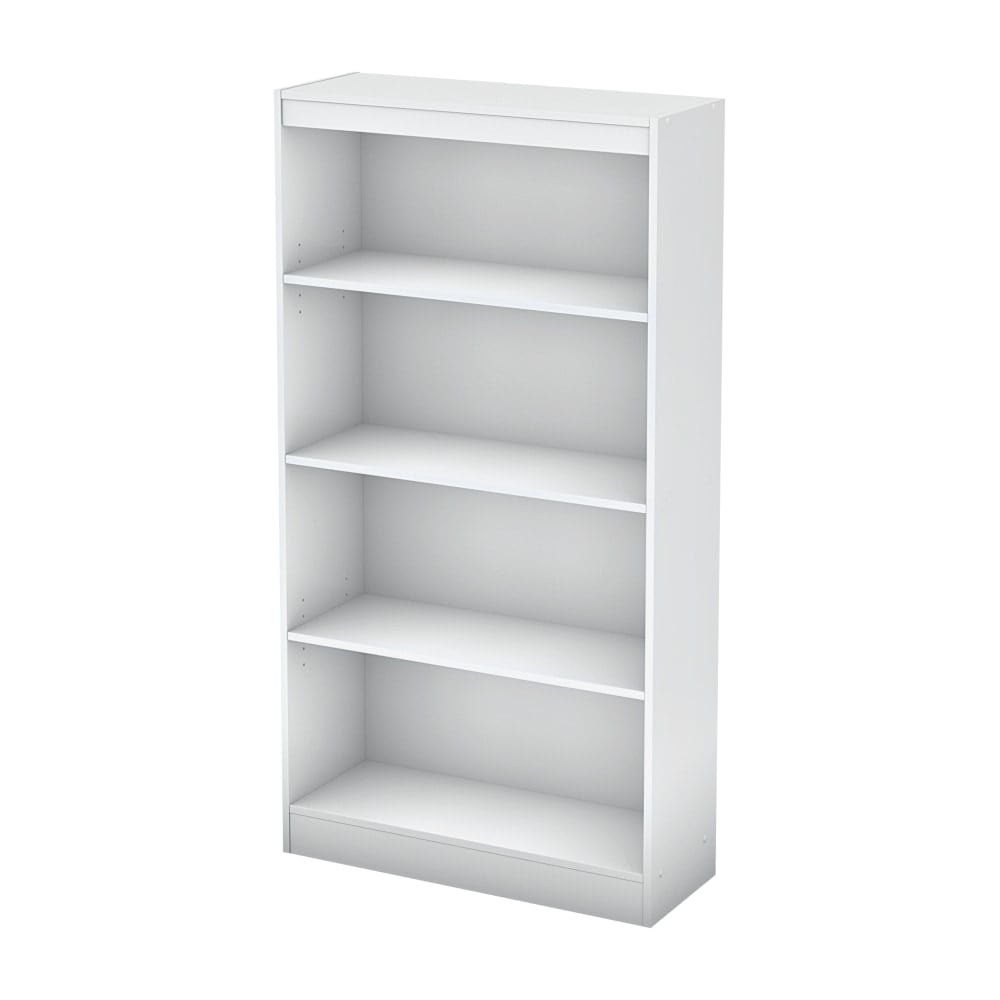 South Shore Axess 57inH 4-Shelf Bookcase, Pure White MPN:7250767C