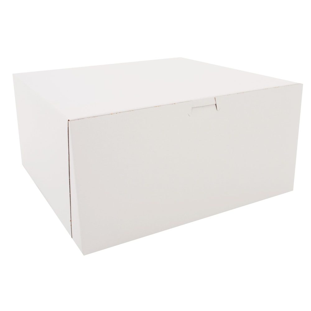 SCT Bakery Boxes, 12in x 12in x 6in, White, Pack Of 50 Boxes MPN:SCH 0989