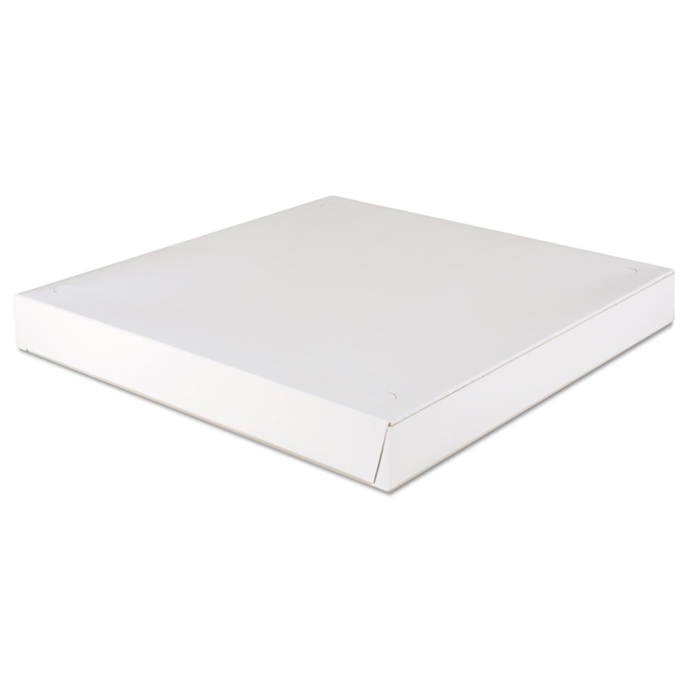SCT Lock-Corner Pizza Boxes, 1-15/16inH x 16inW x 16inD, White, Carton Of 100 Boxes MPN:SCH 1450