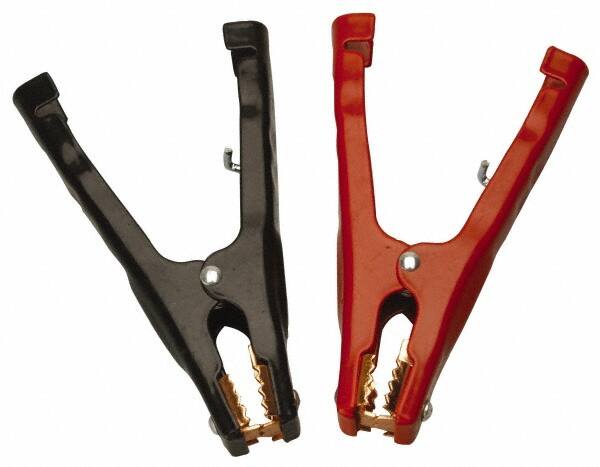 Booster Cable Clamps, Amperage Rating: 400 , Color: Black, Red , Connection Material: Copper Plated Steel  MPN:400C-2