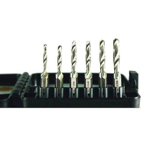 Combo Drill, Tap Bit, Kit 7 pcs. MPN:58296340