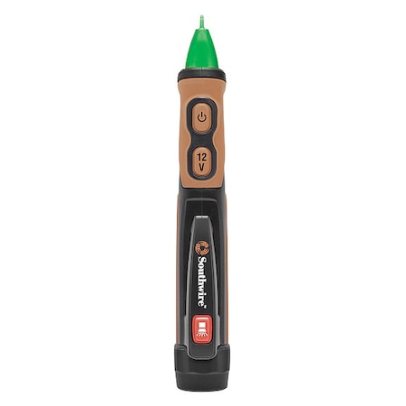 Voltage Detector, 100 to 1000V AC, 12 to 1000V AC, 6 13/32 in Length, Audible, Visual Indication MPN:40150N