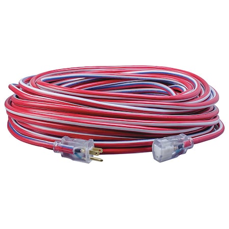 12/3 100' Sjtw Red- White & Blue Made In USA Cor MPN:2549SWUSA1