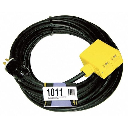 Extension Cord, 50ft, 12/4, 20A, SOW, Black MPN:1011