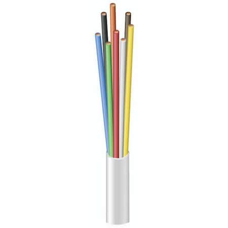 ThermostatWire, 18AWG, White, 250ft, 150V MPN:553080401