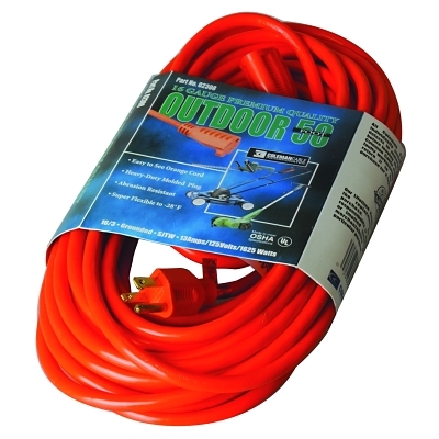 50' 16/3 Sjtw-A Orange EXT. Cord 3-COND. Rou MPN:2308SW8803
