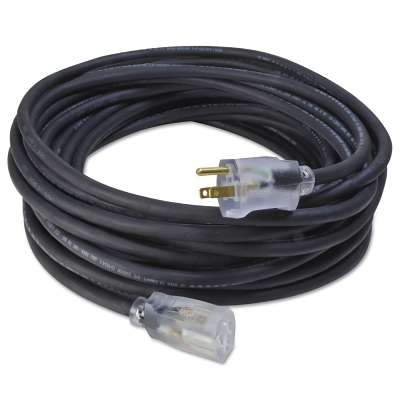 100' Bl 12/3 Rubber Sjoow Ul Ext Cord w/Lit Ends MPN:3679SW0008