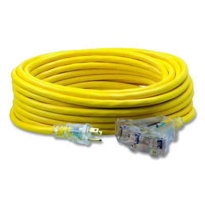 50' Tri-Source Yellow Low Temp Ext Cord 12 MPN:4188SW8802
