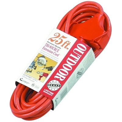 25' 14/3 Sjtw-A Red 3-Way Power Block 300V MPN:4217SW8804