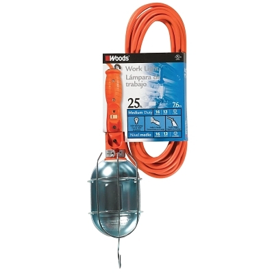 25' Orange Trouble Light/Metal Guard 1 MPN:691SW