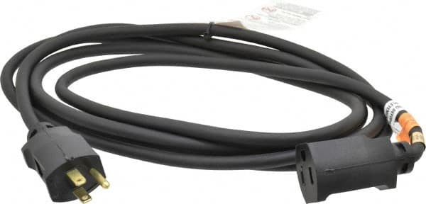 10', 16/3 Gauge/Conductors, Black Outdoor Extension Cord MPN:012240008