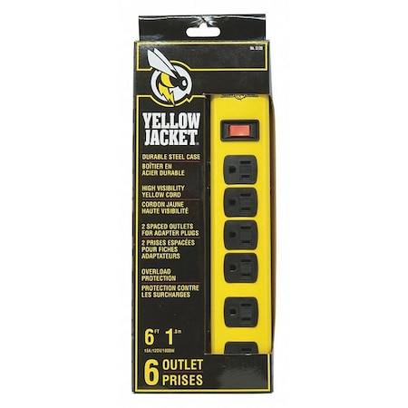 Workshop Power Strip, 6 ft., PK4 MPN:5139N